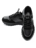 Pantofi Sport Barbati din piele naturala 8077 BLACK | ADVANCER