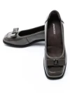 Pantofi cu toc din piele naturala 1355-1 GREY | ADVANCER