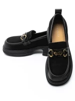 Pantofi Casual Dama din piele naturala 8051-3 BLACK | ADVANCER