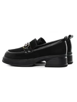 Pantofi Casual Dama din piele naturala 8051-3 BLACK | ADVANCER