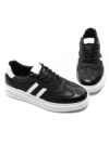Pantofi Sport Barbati din piele naturala 02-208 BLACK-WHITE | ADVANCER