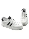 Pantofi Sport Barbati din piele naturala 02-208 WHITE-BLACK | ADVANCER