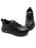 Pantofi Sport Barbati din piele naturala 302 BLACK | ADVANCER