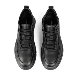 мъжки ежедневни обувки от естествена кожа WM807 Черен-... » MeiMall.bg