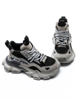 Pantofi Sport Dama din piele naturala Y5797-1 BLACK-GREY | ADVANCER