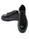 Pantofi Casual Barbati din piele naturala A921-1 BLACK | ADVANCER
