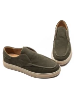 Mocasini Barbati din piele naturala 02-203 GREEN | ADVANCER
