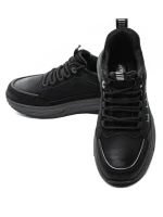 Pantofi Sport Barbati din piele naturala E90002 BLACK | ADVANCER