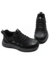 Pantofi Sport Barbati din piele naturala E90002 BLACK | ADVANCER