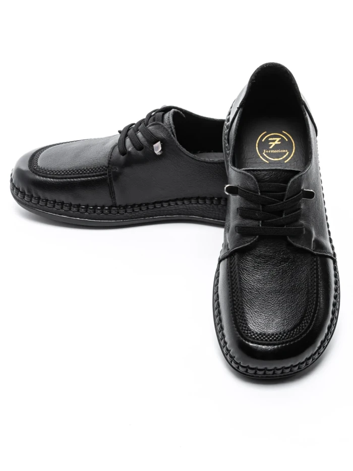 Pantofi Casual Dama din piele naturala KM327 BLACK | FORMAZIONE