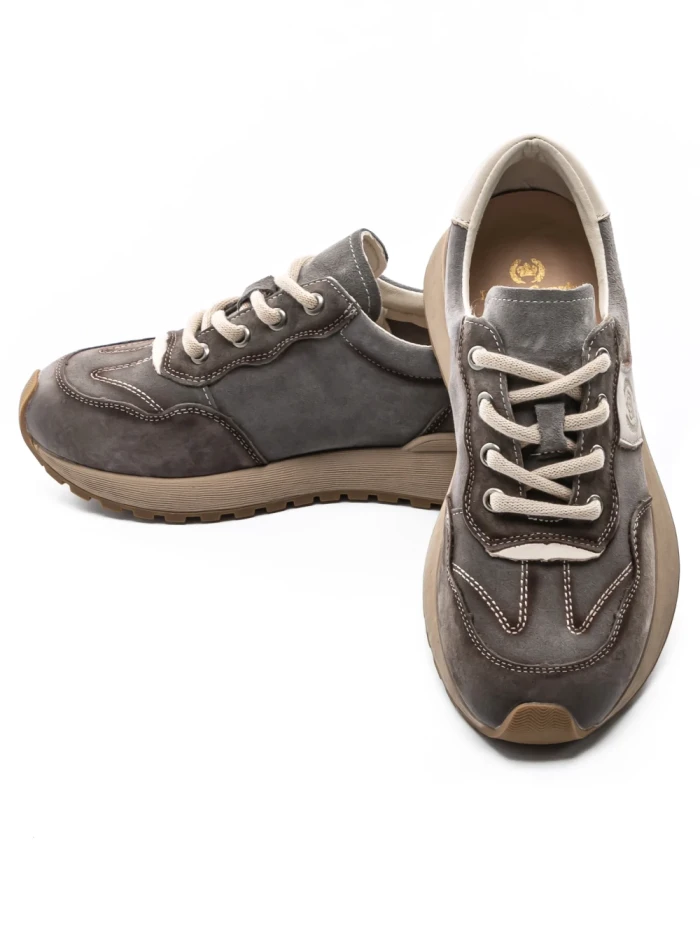 Pantofi Sport Dama din piele naturala KM9819 GREY | FRANCO GERARDO