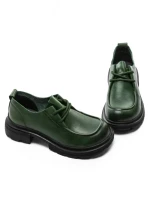 Pantofi Casual Dama din piele naturala KM6716 GREEN | FORMAZIONE