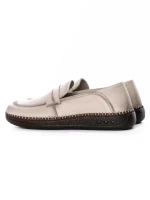 Pantofi Casual Dama din piele naturala KM329 CREAM | FORMAZIONE