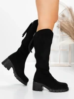 Cizme Dama cu Toc 3WL15 BLACK | MEI