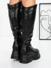 Cizme Dama cu Platforma 58WL13 BLACK | MEI