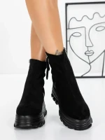 Ghete Dama cu Platforma 58WL17 BLACK | MEI