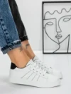 Sneakers Dama 982 WHITE-BLACK | FASHION