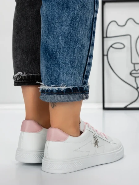 Sneakers Dama 973 WHITE-PINK | FASHION