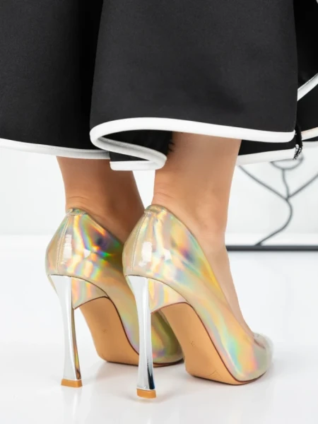 Pantofi Stiletto 3ADC80 GOLD | MEI