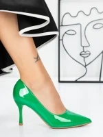 Pantofi Stiletto 3AXKK201 GREEN | MEI