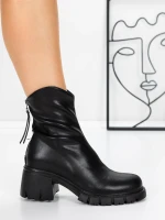 Пролетно-есенни дамски боти 3WL16 Черен » MeiMall.bg