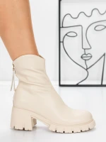 Пролетно-есенни дамски боти 3WL16 Бежово » MeiMall.bg