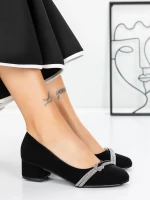 Обувки с нисък ток 3XKK99 Черен » MeiMall.bg