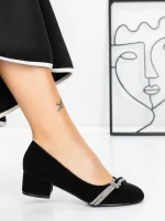 Обувки с нисък ток 3XKK99 Черен » MeiMall.bg