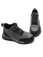 Ghete Barbati din piele naturala E90003 GREY | ADVANCER