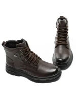 Ghete Barbati din piele naturala WM2630 BROWN | ADVANCER