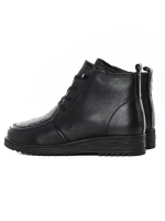 Ghete Dama din piele naturala 3908 BLACK | ADVANCER