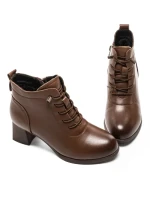 Ghete Dama din piele naturala 8853 BROWN | ADVANCER