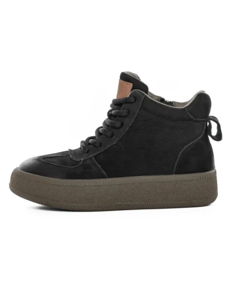 Ghete Dama din piele naturala 1072 BLACK | ADVANCER