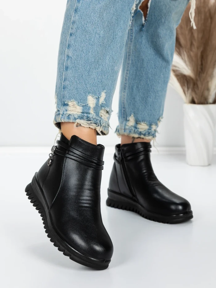 Ghete Dama Imblanite 5XJ87 BLACK | MEI