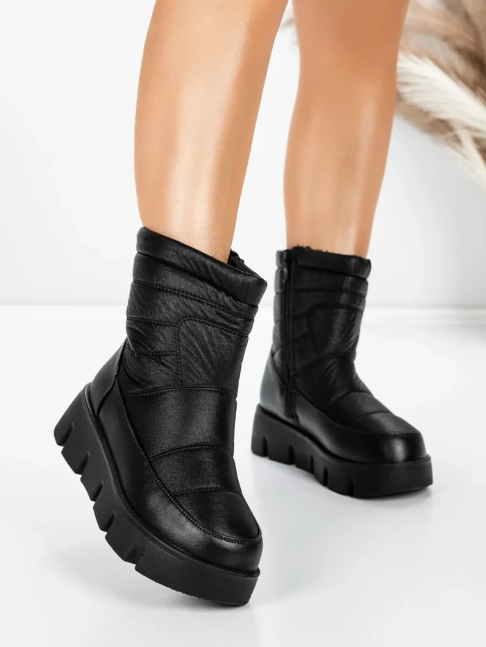 Ghete Dama Imblanite 5XJ88 BLACK | MEI