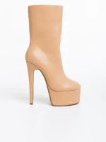 Дамски боти бежови от еко кожа Yoana