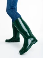 Юношески чизми зелени от каучук Flaviana