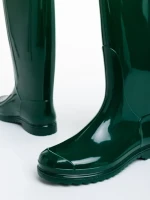 Юношески чизми зелени от каучук Flaviana