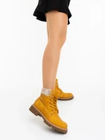 Дамски боти камел от екологична кожа Adesina