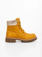 Дамски боти камел от екологична кожа Adesina