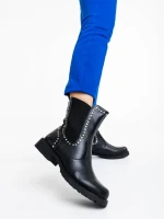 Дамски боти черни от екологична кожа Amara