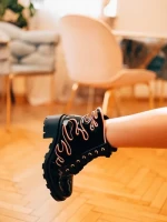 Дамски боти Efina черни