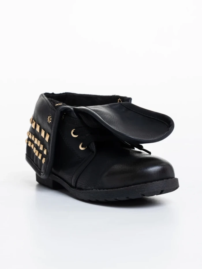 Детски боти черни от екологична кожа Aura