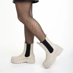 Дамски чизми  Belisa бежови с черно