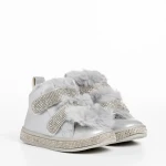 Детски чизми сребристи  от еко кожа  Taffy