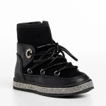 Детски чизми черни  от еко кожа  Crayola