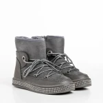 Детски чизми сиви  от еко кожа  Crayola