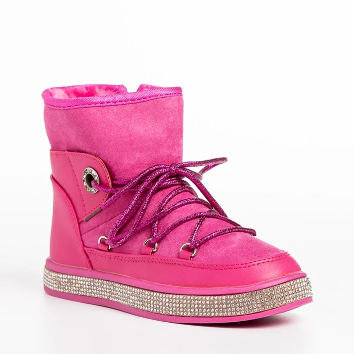 Детски чизми розови  от еко кожа  Crayola