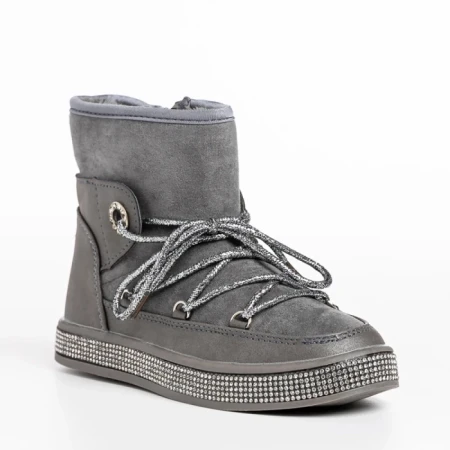 Детски чизми сиви  от еко кожа  Crayola