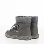 Детски чизми сиви  от еко кожа  Crayola